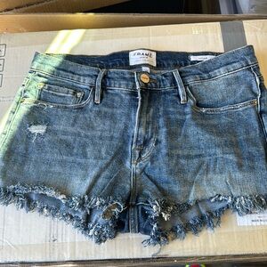 Frame Le Cutoff Shorts